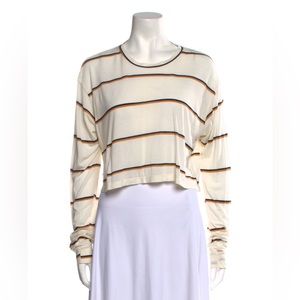 Reformation striped crop top